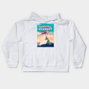 Expedition Everest Travel poster Kids Hoodie